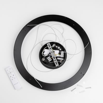 Brilagi - LED zatemnjiva viseča svetilka na kablu FALCON SLIM LED/42W/230V 3000-6500K premer 50 cm črna + daljinski upravljalnik