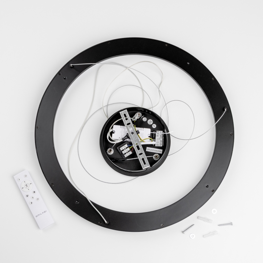 Brilagi - LED zatemnjiva viseča svetilka na kablu FALCON SLIM LED/42W/230V 3000-6500K premer 50 cm črna + daljinski upravljalnik