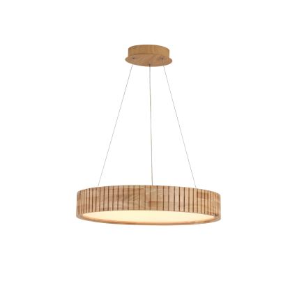 Brilagi - LED viseči lestenec na kablu FALCON WOOD MODERN LED/30W/230V 3000/4000/6000K premer 45 cm les