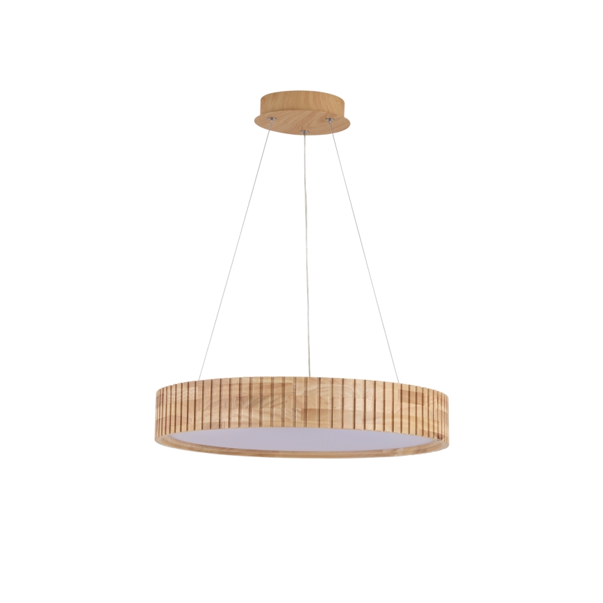 Brilagi - LED viseči lestenec na kablu FALCON WOOD MODERN LED/30W/230V 3000/4000/6000K premer 45 cm les