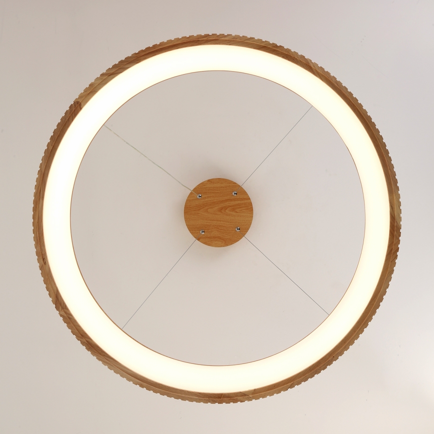 Brilagi - LED lestenec na kablu FALCON WOOD MODERN LED/60W/230V 3000/4000/6000K pr. 80 cm les
