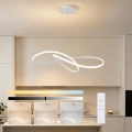 Brilagi - LED lestenec na kablu INFINITY z možnostjo zatemnitve LED/80W/230V 3000-6000K 80x80 cm bela + daljinski upravljalnik