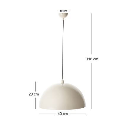 Brilagi - LED lestenec na kablu METALO 1xE27/40W/230V premer 40 cm bežna/bakrena