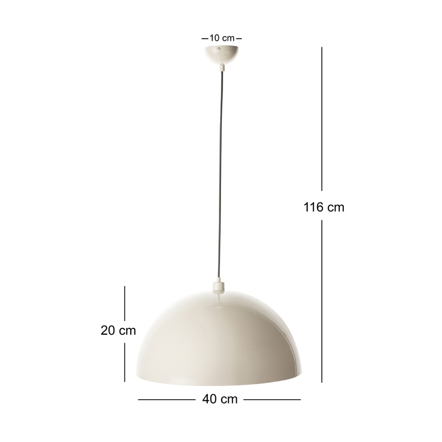 Brilagi - LED lestenec na kablu METALO 1xE27/40W/230V premer 40 cm bežna/bakrena