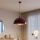 Brilagi - LED lestenec na kablu METALO 1xE27/40W/230V, premer 40 cm, burgundska/bakrena