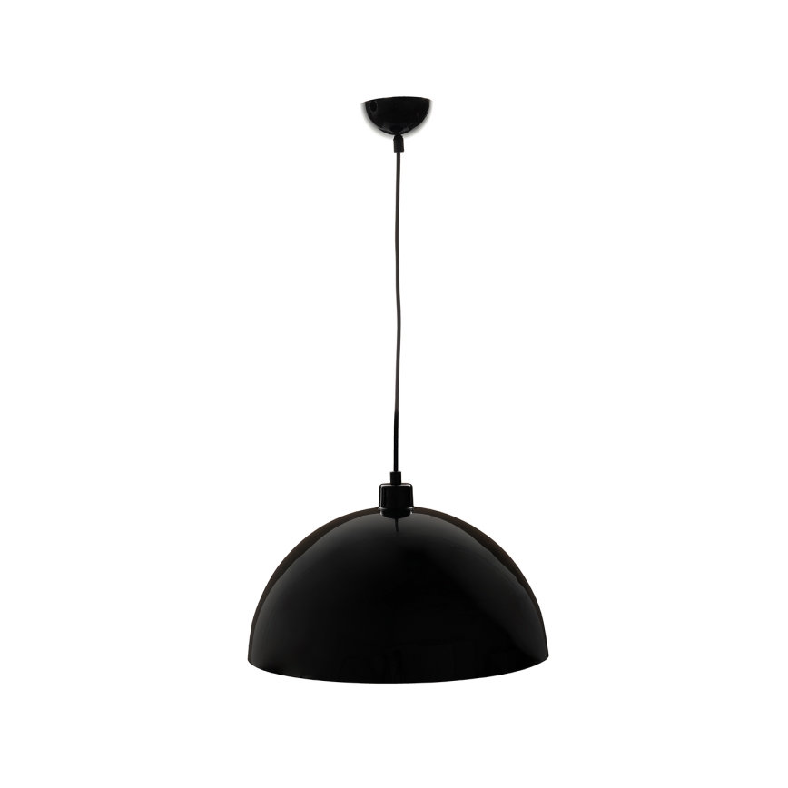 Brilagi - LED lestenec na kablu METALO 1xE27/40W/230V Ø 40 cm črna/bakrena