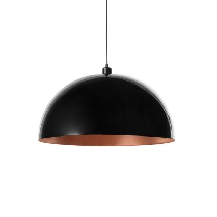 Brilagi - LED lestenec na kablu METALO 1xE27/40W/230V Ø 40 cm črna/bakrena