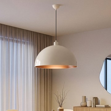 Brilagi - LED lestenec na kablu METALO 1xE27/40W/230V Ø 60 cm, bež/meden