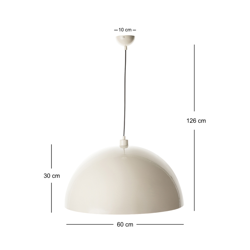 Brilagi - LED lestenec na kablu METALO 1xE27/40W/230V Ø 60 cm, bež/meden