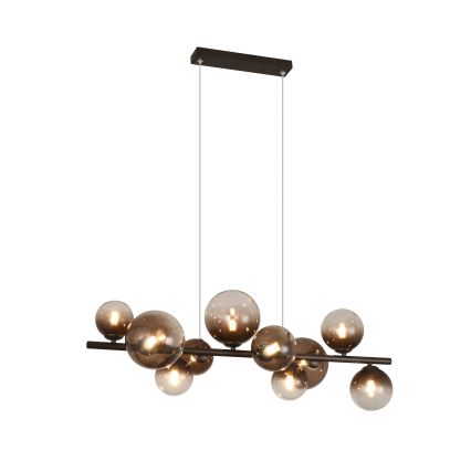 Brilagi - LED lestenec na kablu MILLA 10xG9/3W/230V rjava/dimna rjava
