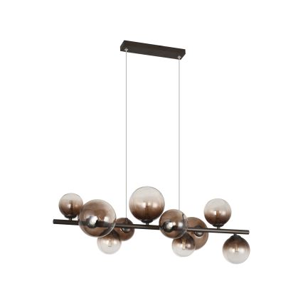 Brilagi - LED lestenec na kablu MILLA 10xG9/3W/230V rjava/dimna rjava