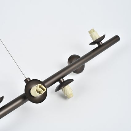 Brilagi - LED lestenec na kablu MILLA 10xG9/3W/230V rjava/dimna rjava