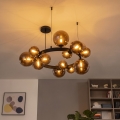 Brilagi - LED lestenec na kablu MILLA 15xG9/3W/230V rjava/dimljena rjava