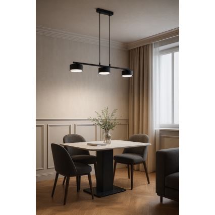 Brilagi - LED lestenec na kablu MONO 3xGX53/30W/230V črna