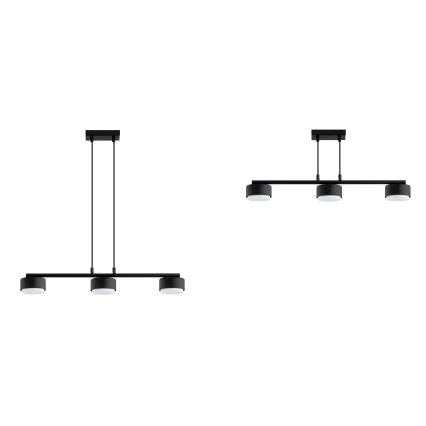 Brilagi - LED lestenec na kablu MONO 3xGX53/30W/230V črna