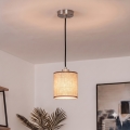 Brilagi - LED lestenec na kablu NUBILA 1xE27/60W/230V premer 14 cm črna/rjava