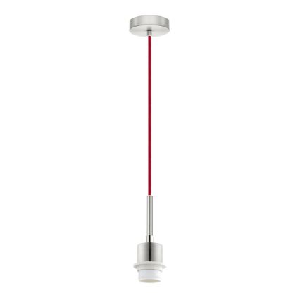 Brilagi - LED lestenec na kablu NUBILA 1xE27/60W/230V premer 14 cm rdeča/črna