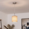 Brilagi - LED lestenec na kablu NUBILA 1xE27/60W/230V, premera 14 cm, svetlo rjava