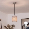 Brilagi - LED lestenec na kablu NUBILA 1xE27/60W/230V Ø 14 cm črna/siva