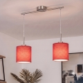 Brilagi - LED lestenec na kablu NUBILA 2xE27/60W/230V rdeča