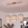 Brilagi - LED lestenec na kablu NUBILA 3xE27/60W/230V siva