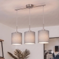 Brilagi - LED lestenec na kablu NUBILA 3xE27/60W/230V, svetlo siv
