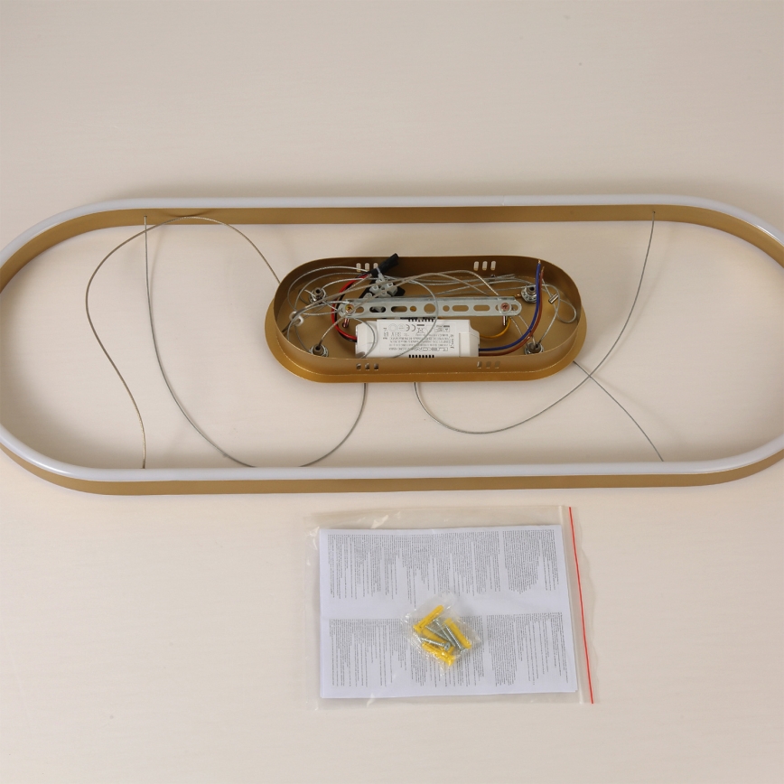 Brilagi - LED lestenec na kablu PONDIE LED/44W/230V 80x30 cm v zlati barvi