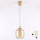 Brilagi - LED lestenec na kablu RETRO GLASS 1xE27/60W/230V premer 14 cm bež/dimljena rjava