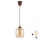 Brilagi - LED lestenec na kablu RETRO GLASS 1xE27/60W/230V premer 14 cm rjava/zadimljena rjava