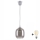 Brilagi - LED lestenec na kablu RETRO GLASS 1xE27/60W/230V premer 14 cm srebrna/dimna siva