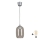 Brilagi - LED lestenec na kablu RETRO GLASS 1xE27/60W/230V premer 14 cm srebrna/dimna siva