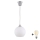 Brilagi - LED lestenec na kablu RETRO GLASS 1xE27/60W/230V premer 15 cm srebrn/bel
