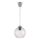 Brilagi - LED lestenec na kablu RETRO GLASS 1xE27/60W/230V premer 18 cm srebrna/prozorna
