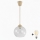 Brilagi - LED lestenec na kablu RETRO GLASS 1xE27/60W/230V premer 25 cm bežna/prozorna