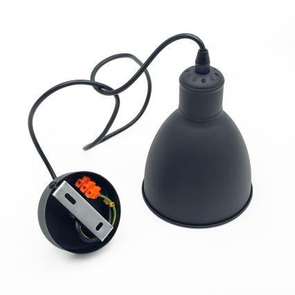 Brilagi - LED lestenec na kablu RIDDY 1xE27/60W/230V črna