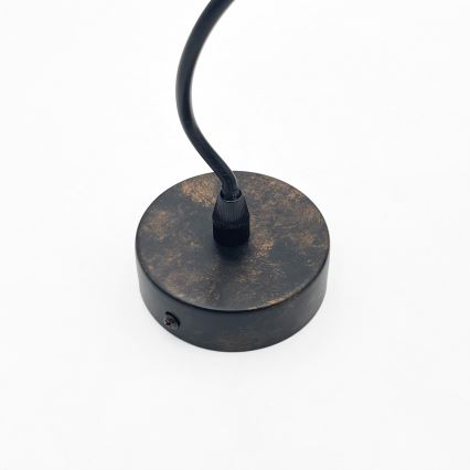 Brilagi - LED lestenec na kablu RIDDY 1xE27/60W/230V medena/patina