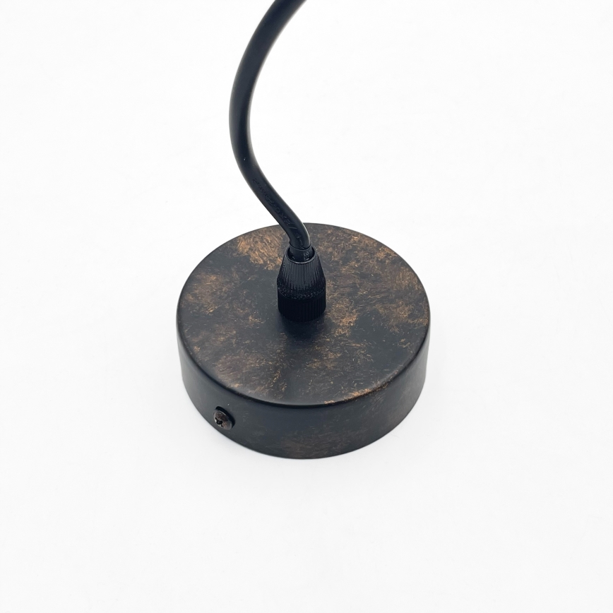 Brilagi - LED lestenec na kablu RIDDY 1xE27/60W/230V medena/patina