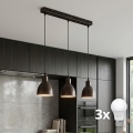 Brilagi - LED lestenec na kablu RIDDY 3xE27/60W/230V bakren/patina