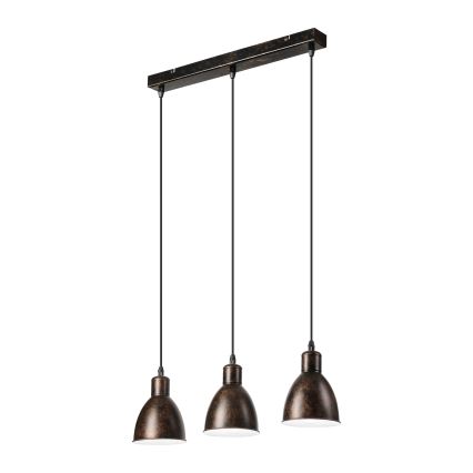 Brilagi - LED lestenec na kablu RIDDY 3xE27/60W/230V bakren/patina