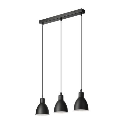 Brilagi - LED lestenec na kablu RIDDY 3xE27/60W/230V črn