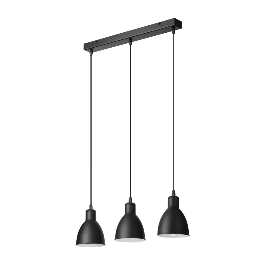 Brilagi - LED lestenec na kablu RIDDY 3xE27/60W/230V črn