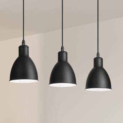 Brilagi - LED lestenec na kablu RIDDY 3xE27/60W/230V črn