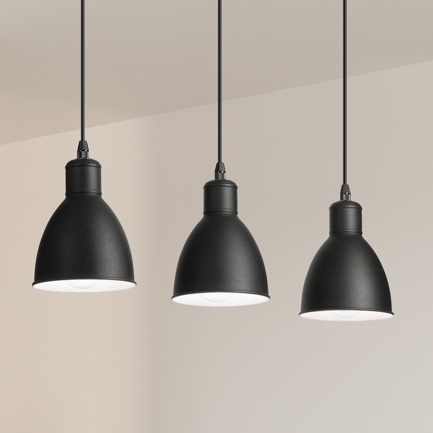 Brilagi - LED lestenec na kablu RIDDY 3xE27/60W/230V črn
