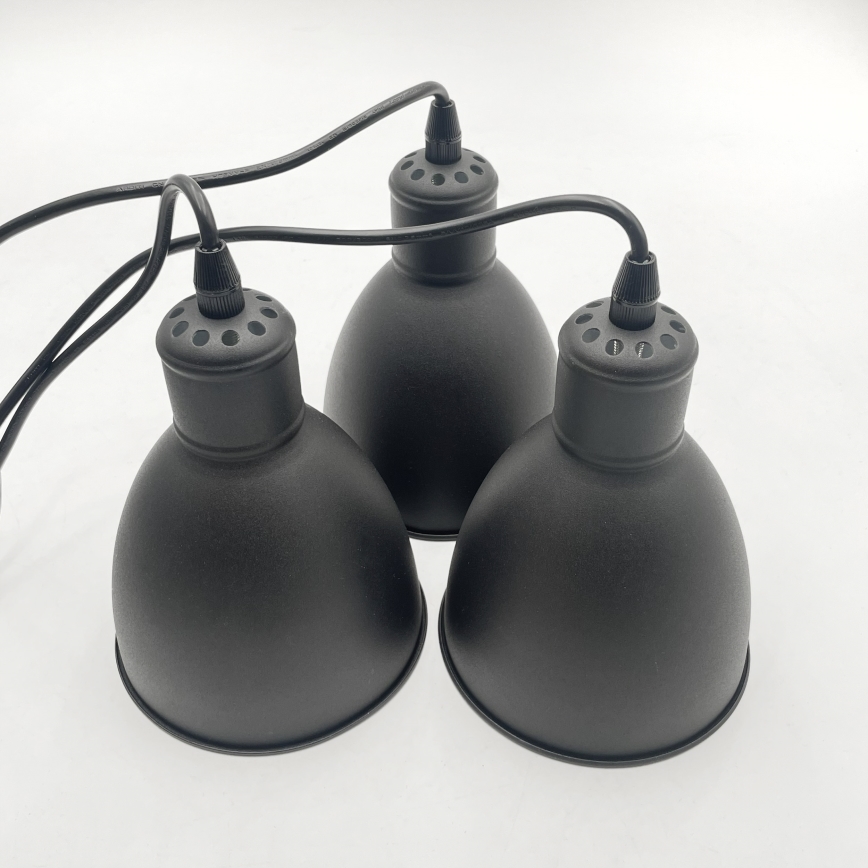 Brilagi - LED lestenec na kablu RIDDY 3xE27/60W/230V črn