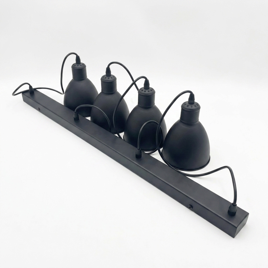 Brilagi - LED lestenec na kablu RIDDY 4xE27/60W/230V črn