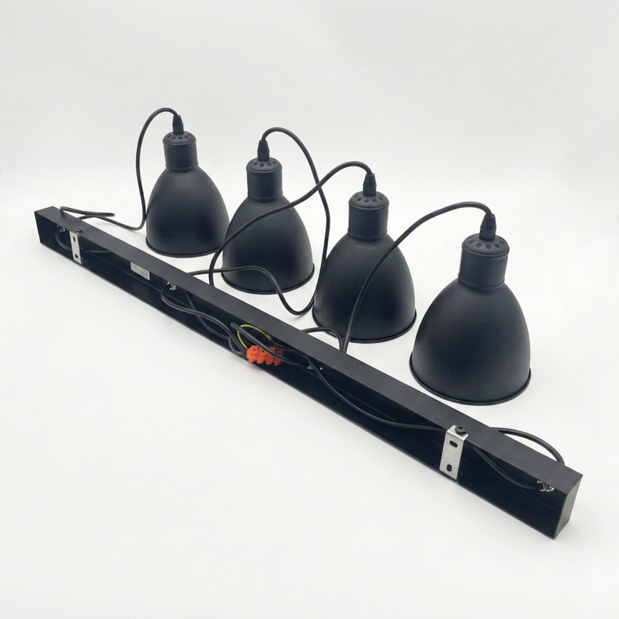 Brilagi - LED lestenec na kablu RIDDY 4xE27/60W/230V črn