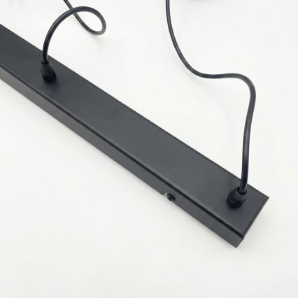 Brilagi - LED lestenec na kablu RIDDY 4xE27/60W/230V črn