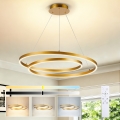 Brilagi - LED lestenec na kablu TWISTER, z nastavljivo svetlostjo LED/75W/230V 3000-6000K, premer 70 cm, zlate barve + daljinski upravljalnik