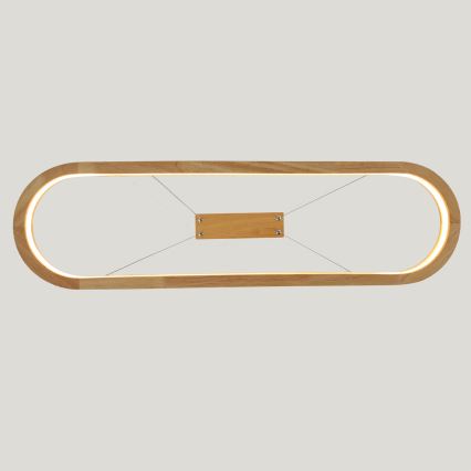 Brilagi - LED lestenec na kablu UMEA WOOD LED/30W/230V 70x20 cm leseno