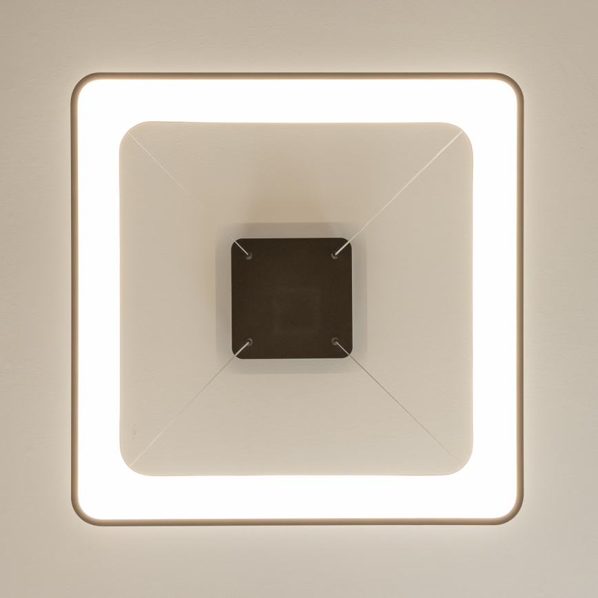 Brilagi - LED zatemljiv lestenec na kablu FALCON II LED/125W/230V 3000-6500K 60x60 cm črna + daljinski upravljalnik